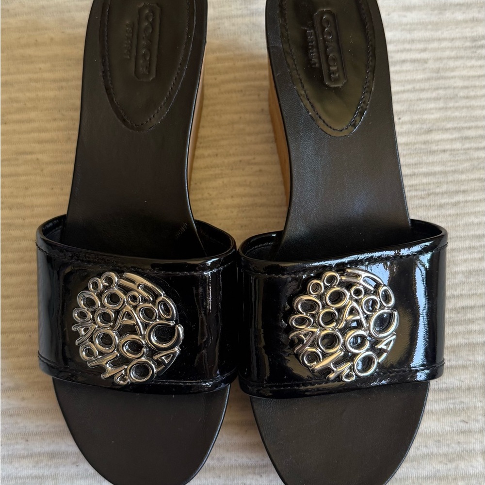 Coach Judith wedge platforms